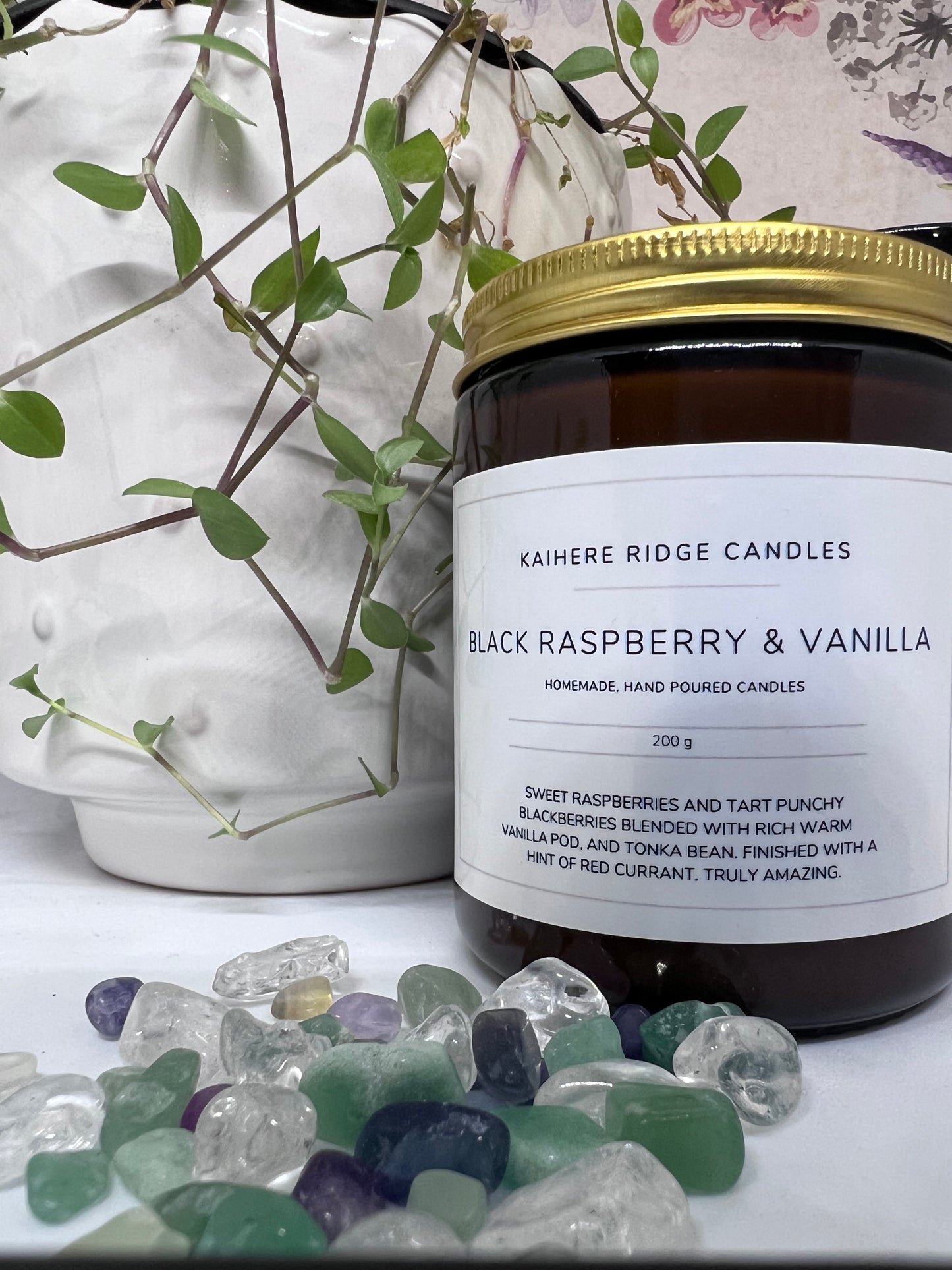 Black Raspberry & Vanilla - 200g Amber Collection