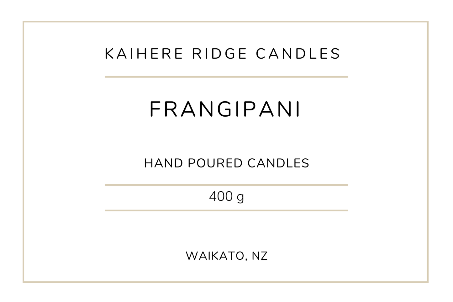 Frangipani - Amber Collection
