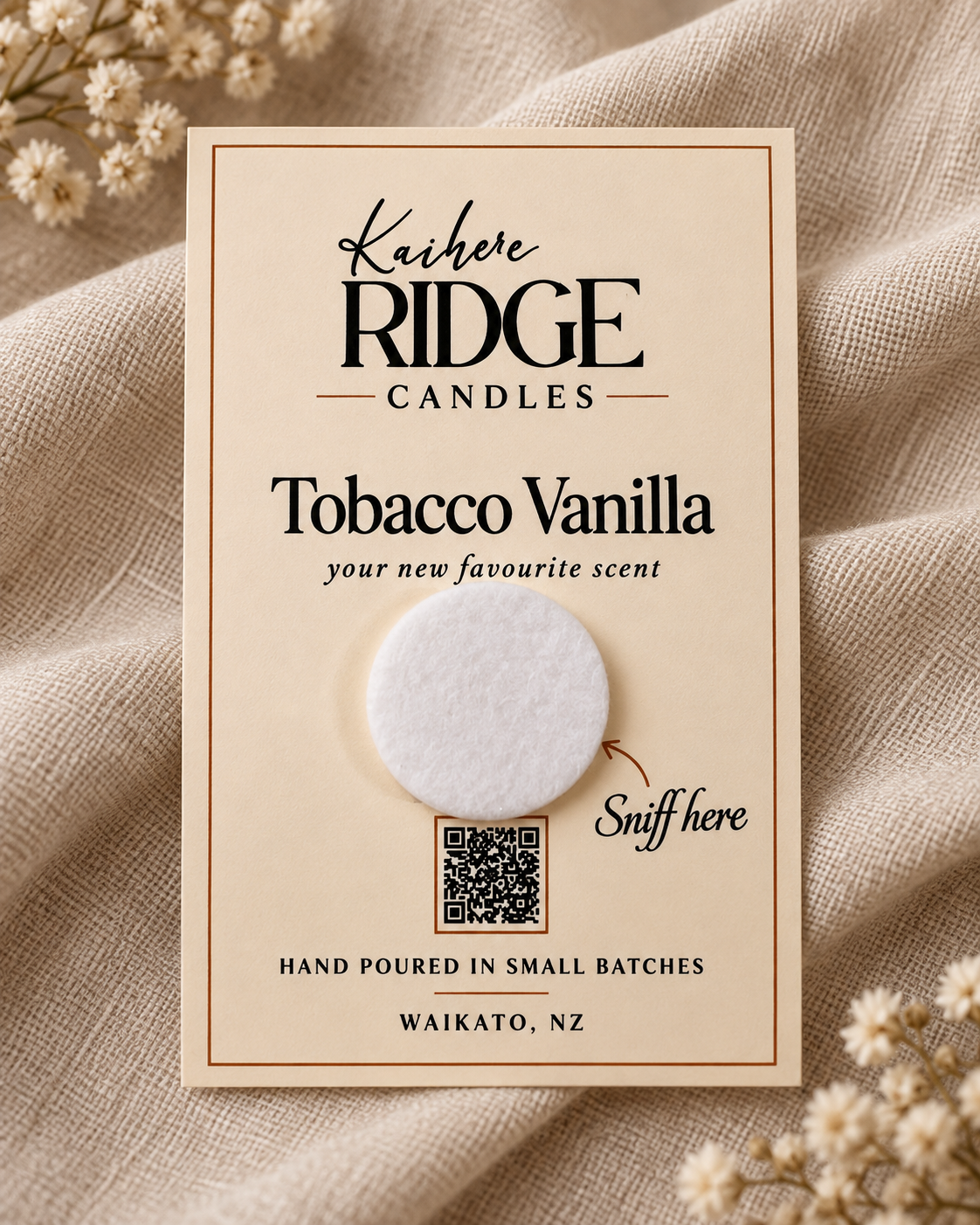 Complimentary Scent Card