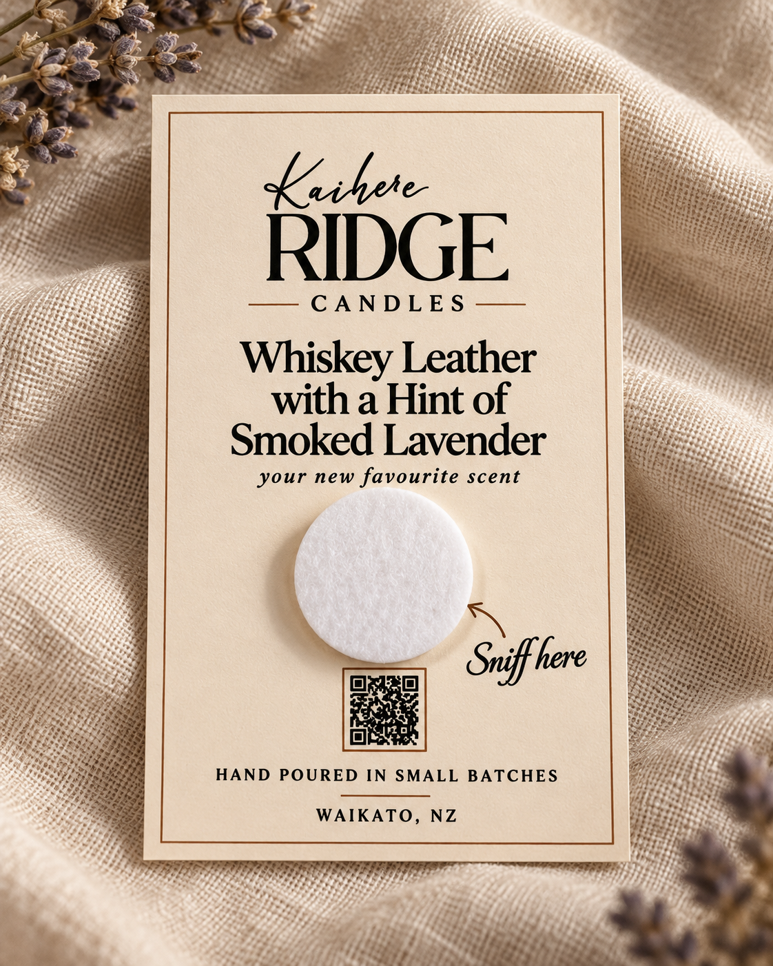 Complimentary Scent Card