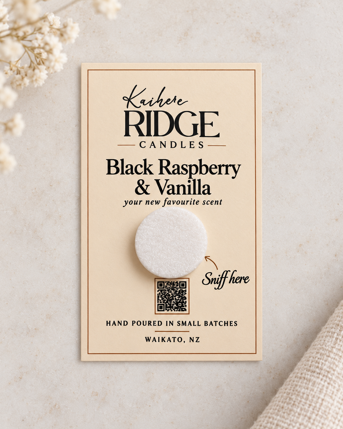 Complimentary Scent Card