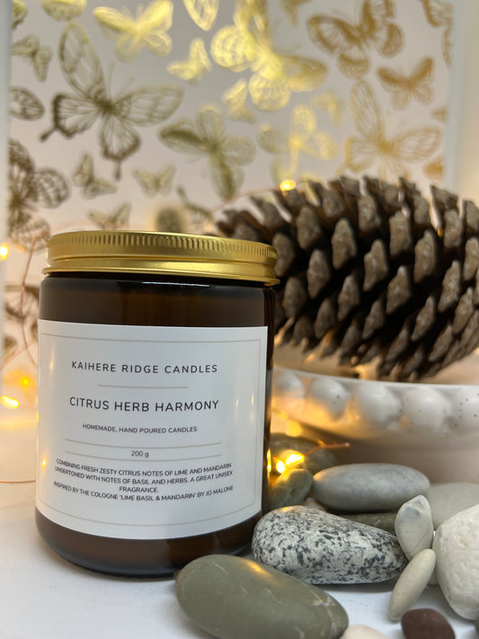 Citrus Herb Harmony - 200g Perfume Collection (Amber)