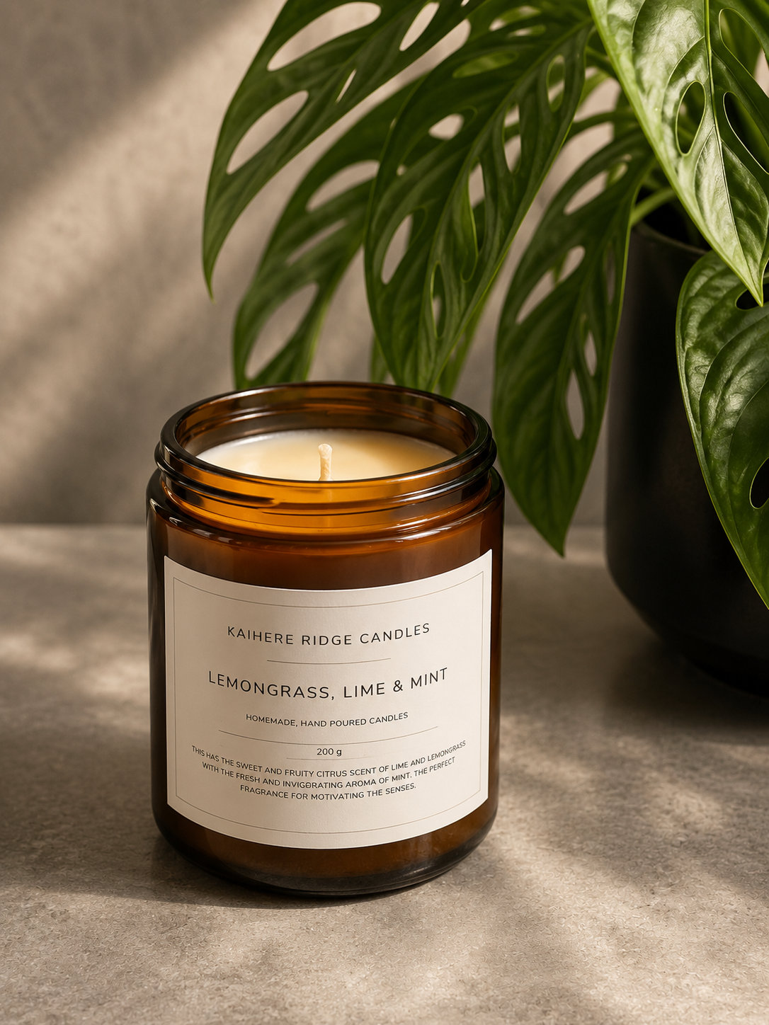 Lemongrass, Lime & Mint - Amber Collection