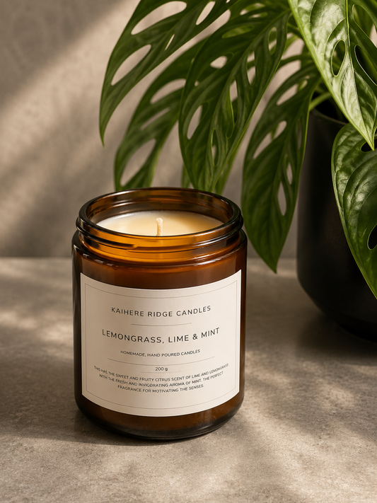Lemongrass, Lime & Mint - Amber Collection